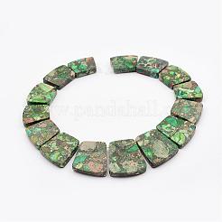 Градуированные бусины из лавсана и имперской яшмы G-P296-B01