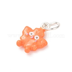 Pendentifs d'émail en laiton &nbsp;KK-CBA260B-02P