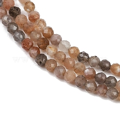 Натуральный персиковый лунный камень G-RM241221-B16