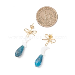 Латунные болтающиеся серьги&nbsp;EJEW-JE06913