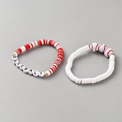 Браслеты из полимерной глины хейши из бисера&nbsp;BJEW-WH0042-009A