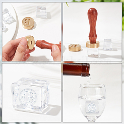 2 шт. 2 стиля латунных штамповочных головок DIY-CP0007-67