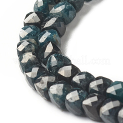 Бусы из натурального голубого турмалина G-G989-B04