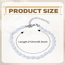 1шт АБС пластиковый искусственный жемчуг браслеты из бисера для женщин&nbsp;BJEW-LP0005-03