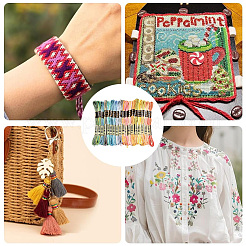 6-слойная полиэфирная нить для вышивания&nbsp;OCOR-CY0002-03C-09