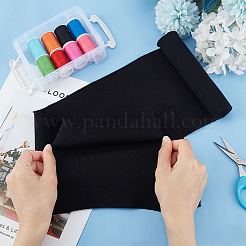 Хлопковая эластичная вязаная ткань в рубчик DIY-WH0002-69B