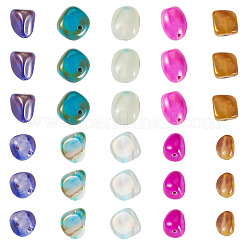 100шт 5 цвета бусины из натурального агата&nbsp;G-TA0002-51