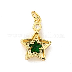 Стойки обшивки латунь микро проложить Циркон подвеску KK-G394-06G