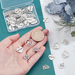 48 Stück 4 Stil 304 Edelstahl-Charms&nbsp;STAS-UN0032-26