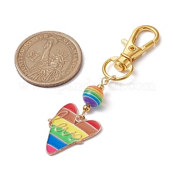 Подвесные украшения из сплава эмали HJEW-JM01708