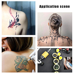 Прозрачный пластиковый держатель для чернил татуировки MRMJ-PH0001-31