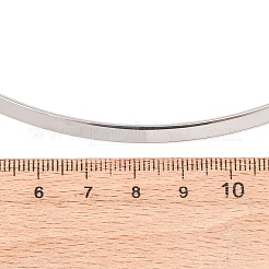 Ожерелья-чокеры из нержавеющей стали 201 толщиной 4 мм NJEW-Z098-06P