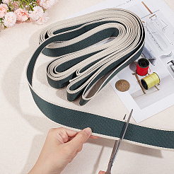 10 ярд полосатой ленты из полиэстера&nbsp;OCOR-WH0077-54A