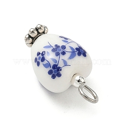 Подвески из фарфора ручной работы с принтом PALLOY-JF04403