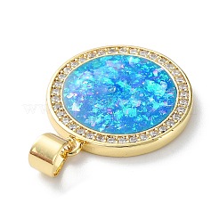 Стойки обшивки латунь микро проложить Циркон подвеску&nbsp;KK-C041-26G