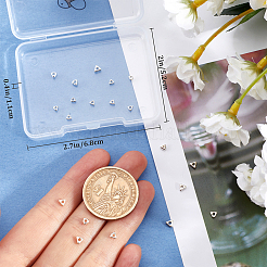 30 шт. 3 стиля 925 бусины-разделители из стерлингового серебра STER-BBC0007-20S