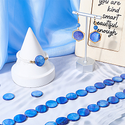 2 нити натуральных ракушечных бусин нити BSHE-SC0001-25