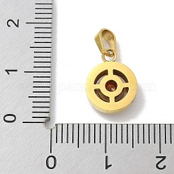 Ионное покрытие (ip) 304 нержавеющая сталь микропаве кубический цирконий подвески&nbsp;STAS-Z107-05G-01