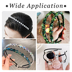 30 шт. 3 стиля аксессуаров для волос с железной фурнитурой для резинок для волос&nbsp;OHAR-TA0001-08B