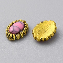 Zink-Legierung Cabochons&nbsp;MRMJ-WH0320-05E-02