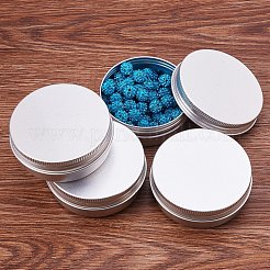 Barattoli rotondi in alluminio da 60 ml&nbsp;CON-WH0002-60ml