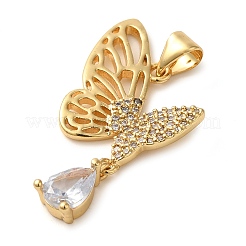 Кубические подвески из латуни с микропаве KK-M099-08G