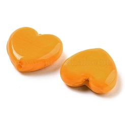 Сердца ручной работы Lampwork бисер&nbsp;LAMP-U003-01C