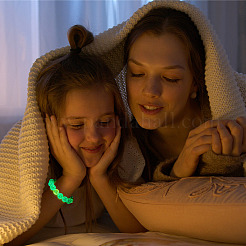 60шт 6 цвета УФ-покрытием радужные радужные акриловые бусины&nbsp;OACR-TA0001-21