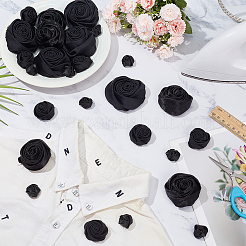 26 шт. 4 аксессуара для украшения из атласной ткани FIND-WR0011-22B