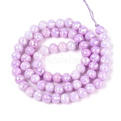 Антикоррозийные гальванические стеклянные бусины&nbsp;GLAA-N056-6mm-03