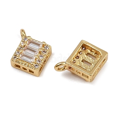 Латунные микро проложить кубического циркония подвески&nbsp;KK-A257-12A-G