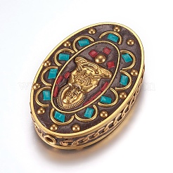 Индонезийские бусины ручной работы IPDL-F022-51C