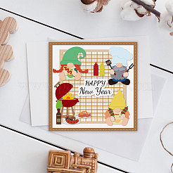 Углеродистая сталь разрезает трафареты DIY-WH0309-1304