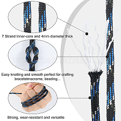 60м 12 цвета 7 внутренних сердечника веревки из полиэстера и спандекса&nbsp;RCP-SP0001-02B