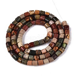 Натуральная полихромная яшма/камень Пикассо/нити бус из яшмы Пикассо G-T141-87B