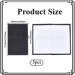 3 pièce de chiffon de polissage pour argent&nbsp;TOOL-CY0001-08B