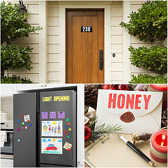 14 лист 14-х цветных виниловых водонепроницаемых симпатичных декоративных наклеек с буквами DIY-GL0004-61