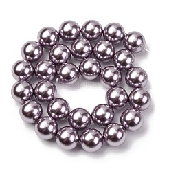 Гальванические оболочки жемчужные бусы пряди BSHE-G041-14mm-02