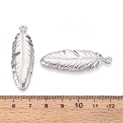 Подвески из перьев из нержавеющей стали 304 STAS-T067-32P