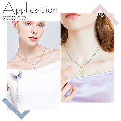 30 шт. 3-х цветные подвески из нержавеющей стали 304&nbsp;STAS-DC0011-91