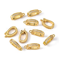 Латунный микро-проложенный кубический цирконий усиливает и укорачивает подвесные поручни ZIRC-P007-03G-NR