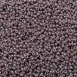 MIYUKIラウンドロカイユビーズ  日本製シードビーズ  （rr437)不透明な藤色の光沢  8/0  3mm  穴：1mm  約422~455PCS /ボトル  10 G /ボトル&nbsp;SEED-JP0009-RR0437