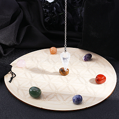 Decoraciones de diy para el hogar con chakras y yoga&nbsp;DJEW-SC0001-02A
