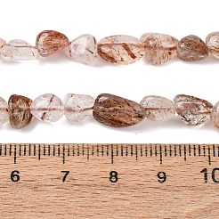 Нити бусин из натурального рутилированного кварца&nbsp;G-A208-05