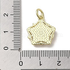 Emaille-Muschelanhänger mit bösem Blick&nbsp;KK-E092-26G-01