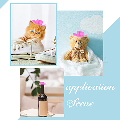 Пластиковая кукольная шляпа DIY-GL0003-98