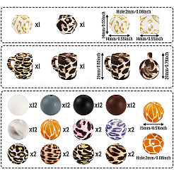 Пищевые экологически чистые силиконовые фокусные бусины SIL-TA0002-66