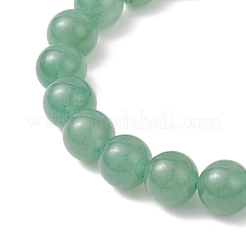 Природный зеленый авантюрин стрейч браслеты&nbsp;BJEW-JB12176