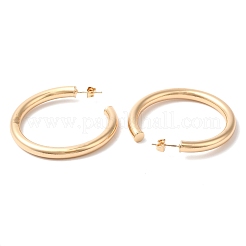 Серьги-гвоздики из латуни EJEW-Q765-07G