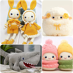 56 набор 7-х видов пластиковых кукольных глаз DIY-GL0005-15